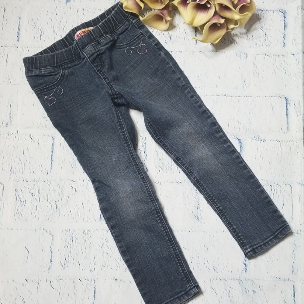 Kid’s Squeeze Heart Pocket Jeans